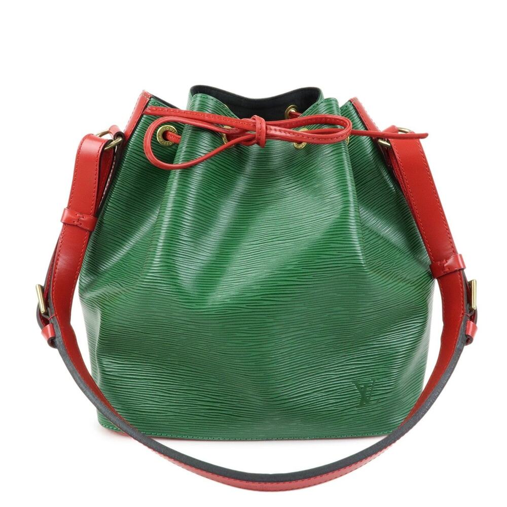 Louis Vuitton Epi Leather Petit Noe Bucket Bag Green